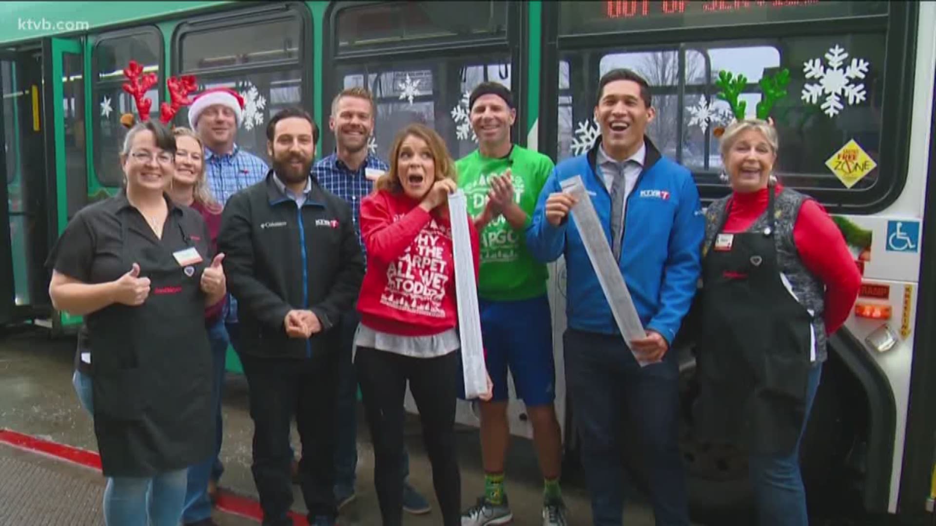 The 23rd annual Stuff the Bus toy drive is scheduled for 10 a.m. to 6 p.m. on Saturday, December 7 outside all Fred Meyer stores in the Treasure Valley.