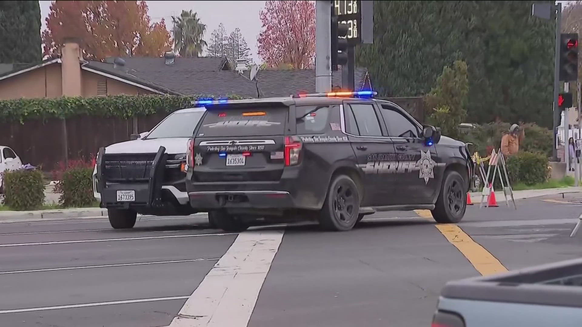 Authorities on Sunday said three of the four dead in a mass shooting in Stockton, California, were children killed during a child's birthday party.