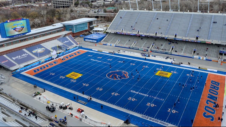 Mountain West asks NCAA to kill ban on all-blue Boise State uniforms 