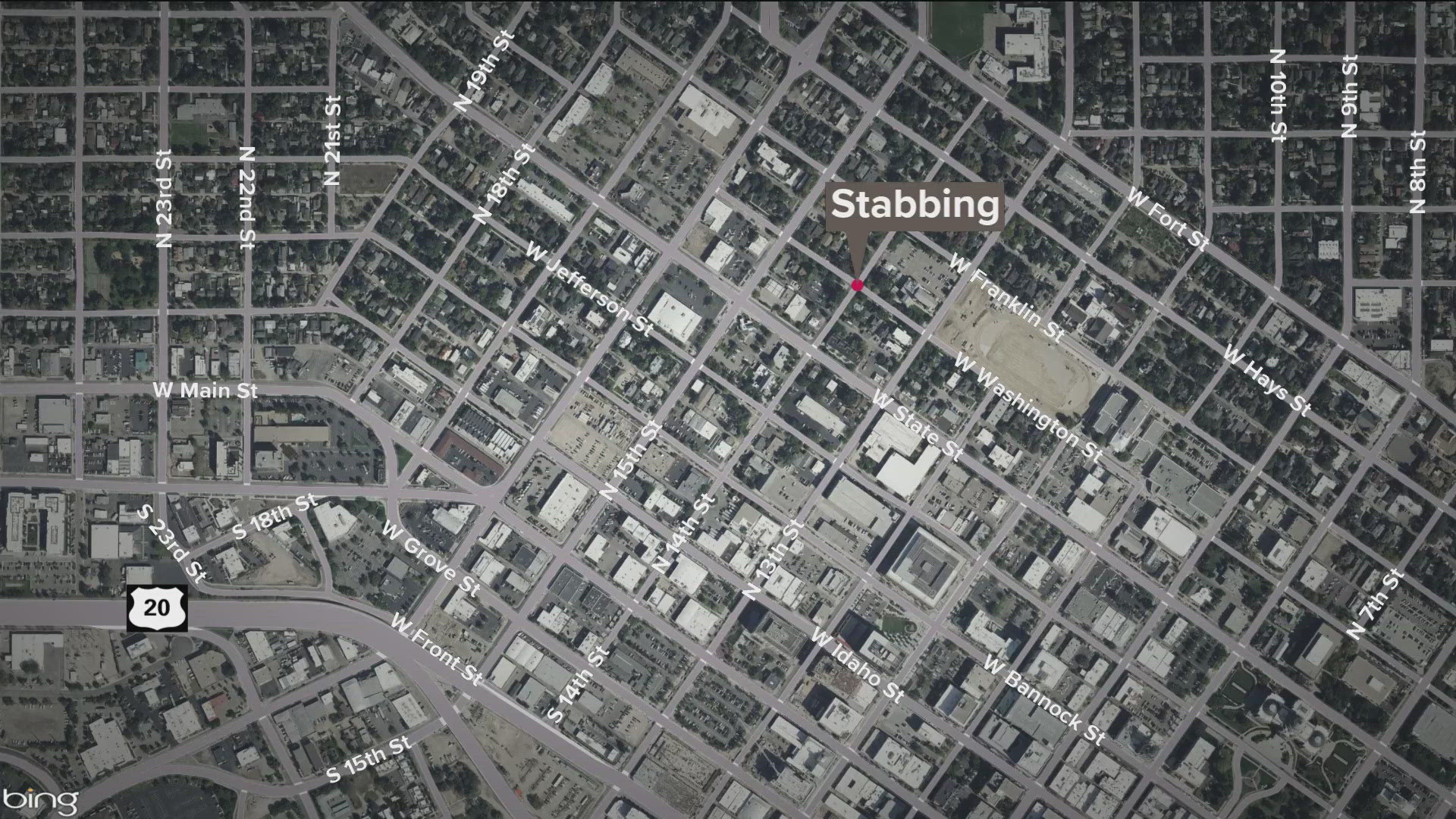 Boise Police said the suspect broke into the victim's home and stabbed her multiple times before the victim was able to get away.