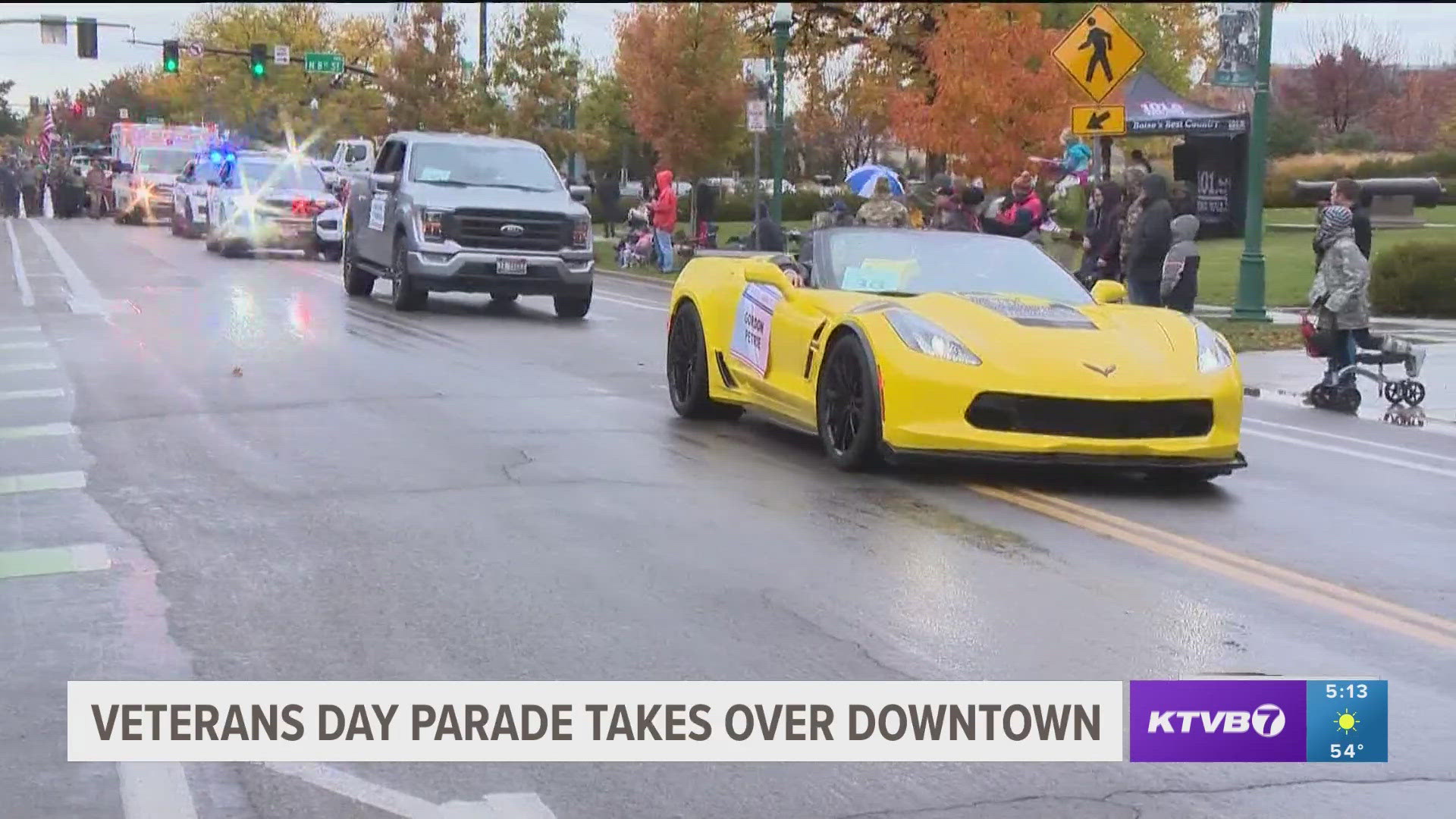 More than 200 participants marched through downtown Boise, including historic military vehicles.