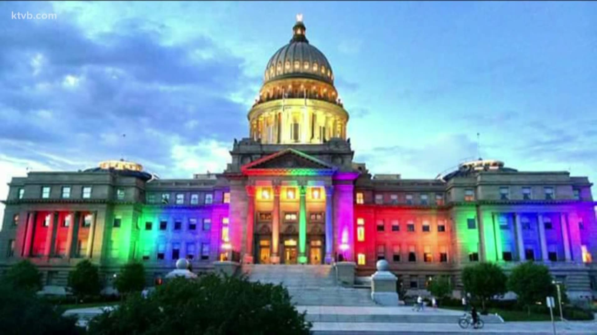 The fundraising effort began after organizers were told that they would not be allowed to illuminate the the Capitol Building, due to a state policy change.