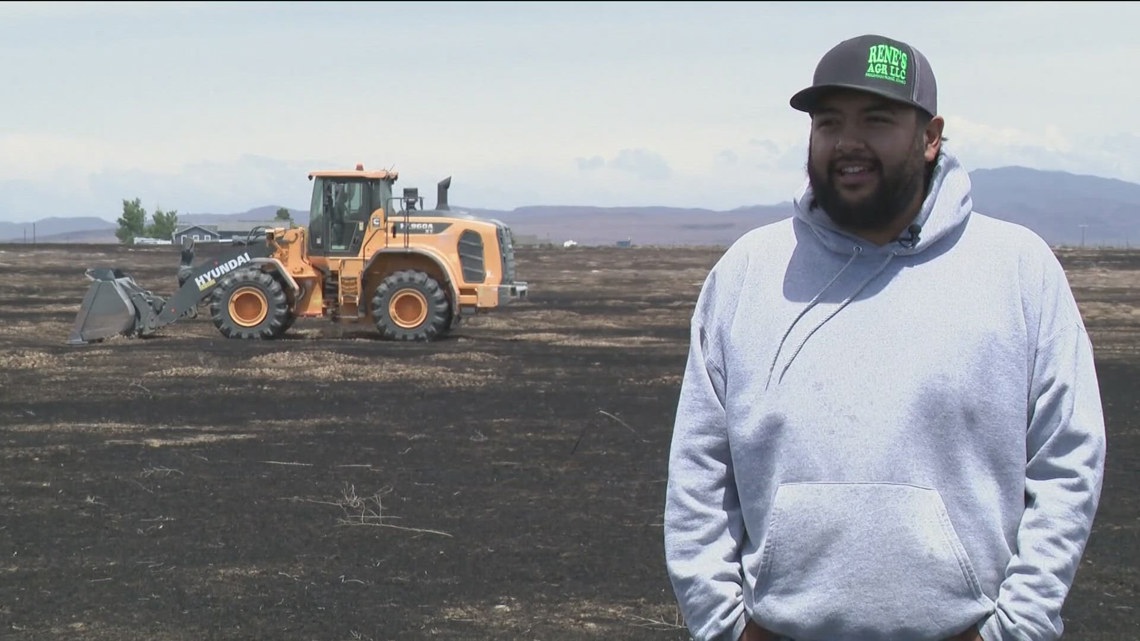 'Instinct': He was told to evacuate, but stayed to save his and his neighbors' homes from the fire in Mountain Home