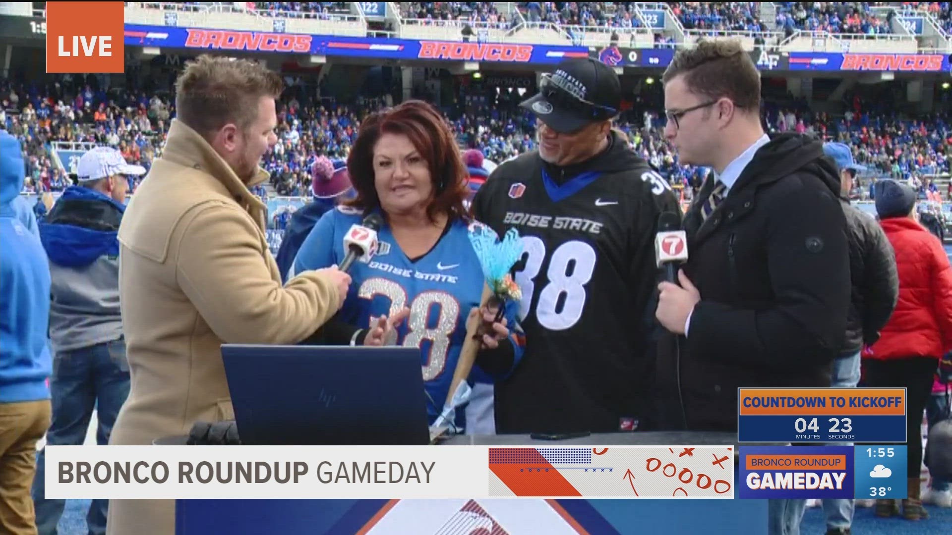 Washington's parents join KTVB's Bronco Roundup Game Day Show following Friday's senior day ceremony to reflect on their son's six seasons at Boise State.