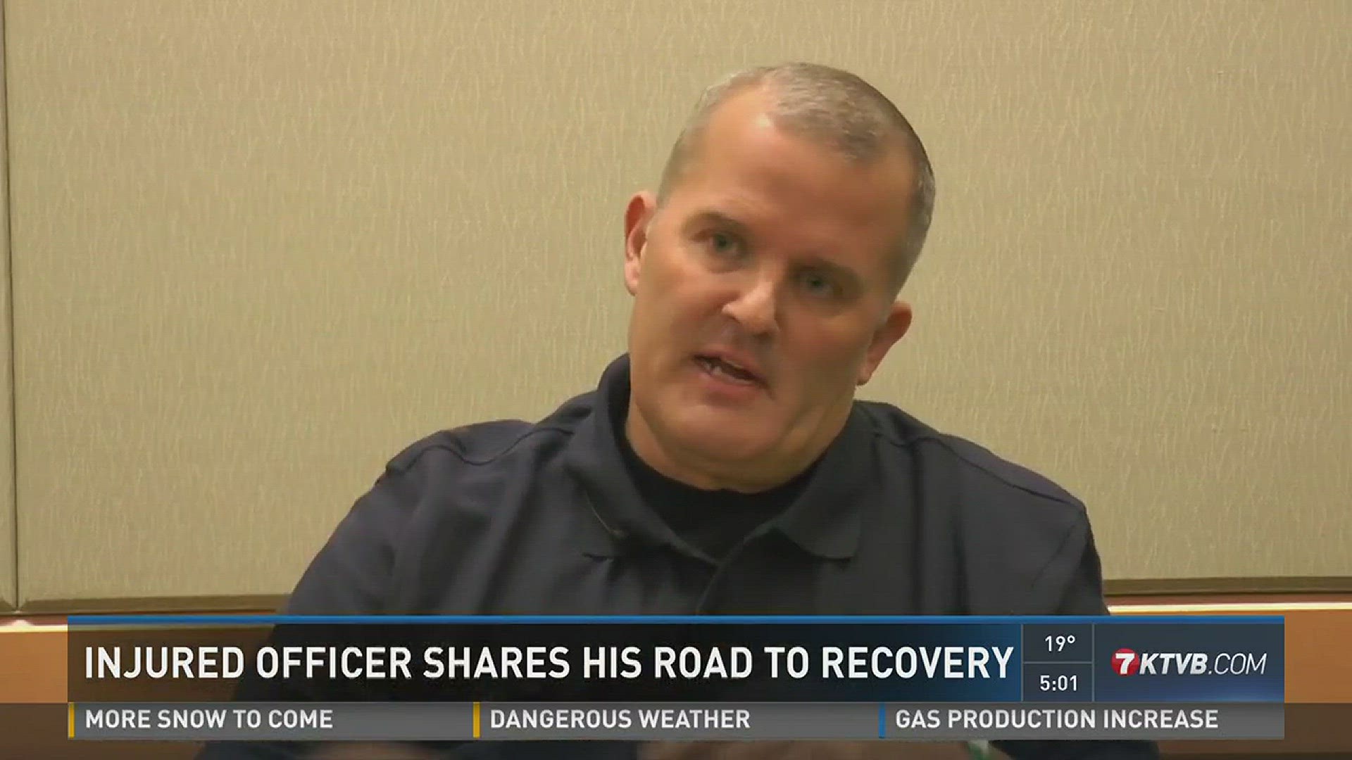 Cpl. Kevin Holtry released details of his injuries.