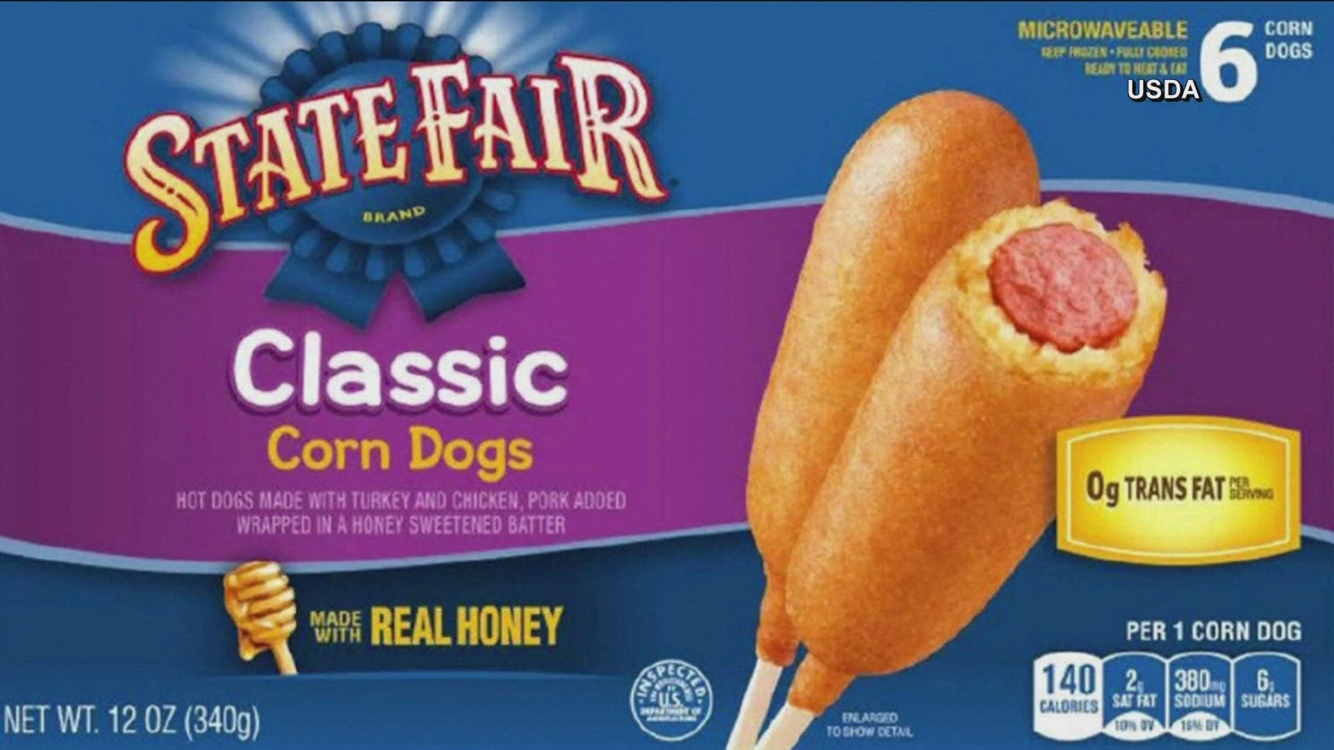 The original recall, issued last week, included nearly 60 million pounds of State Fair and Jimmy Dean corn dogs