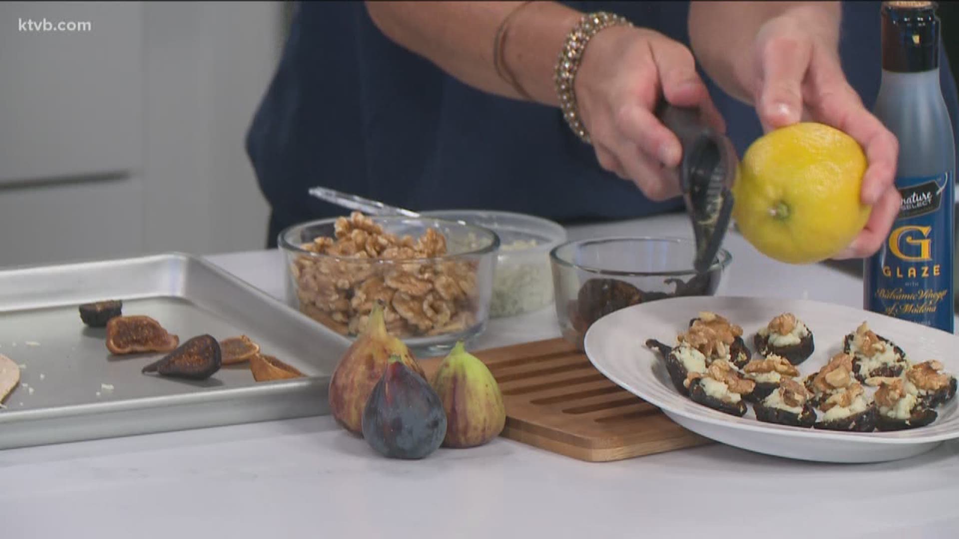 Albertsons dietitian Molly Tevis says figs are in season right now. She shows us two easy, healthy recipes made with figs.
