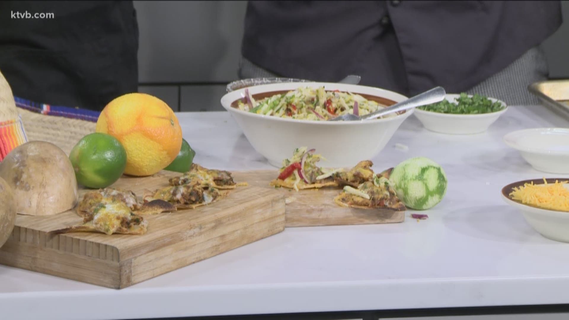 Chef Lou's Central Market Nachos with Spiced Jicama