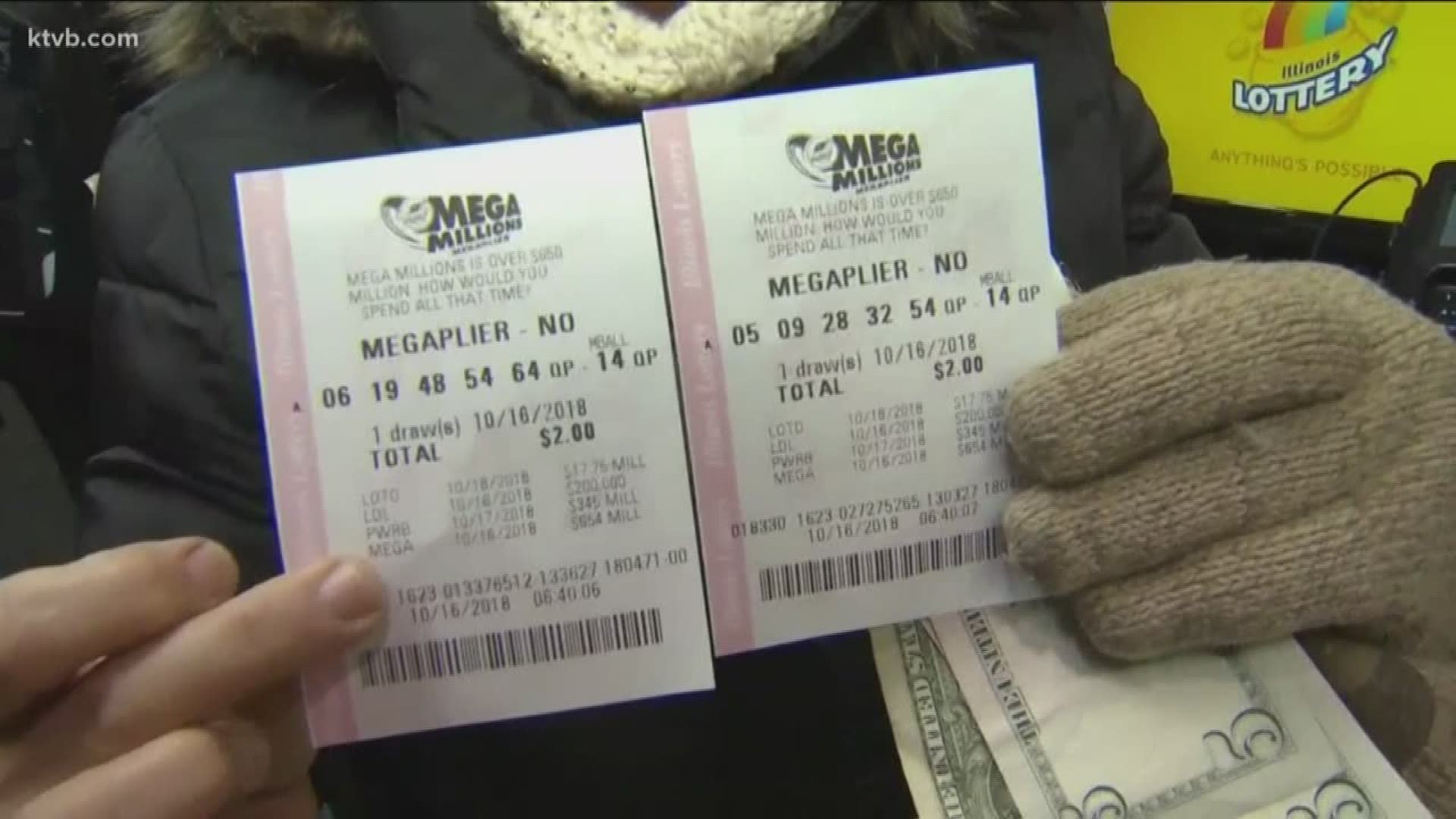 The jackpot has soared to $1 billion for Friday night's drawing.
