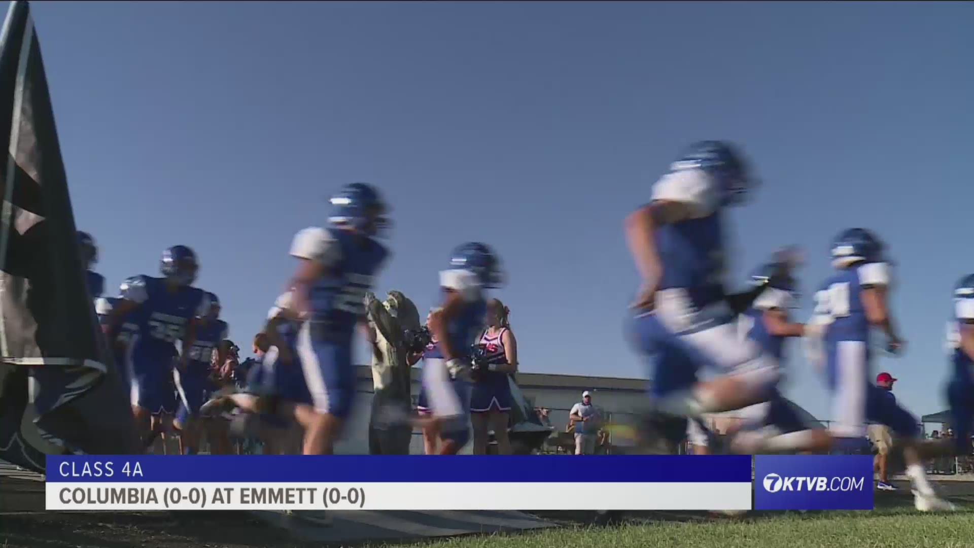 Emmett falls to Columbia 21-12 in the season-opener in Class 4A play.
