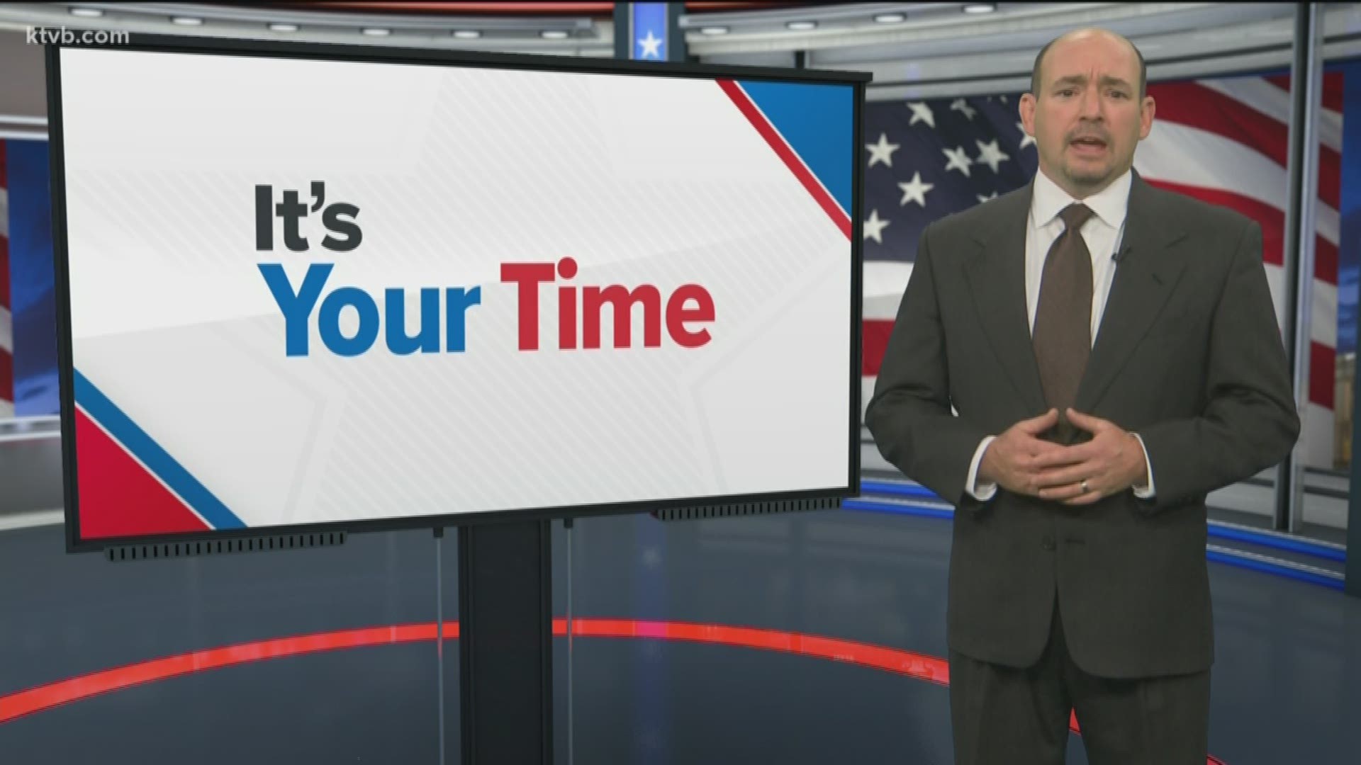 It's Your Time: KTVB asked November 2018 election candidates to share a one-minute pitch to voters. We've been airing these segments in our Channel 7 noon newscasts throughout October.