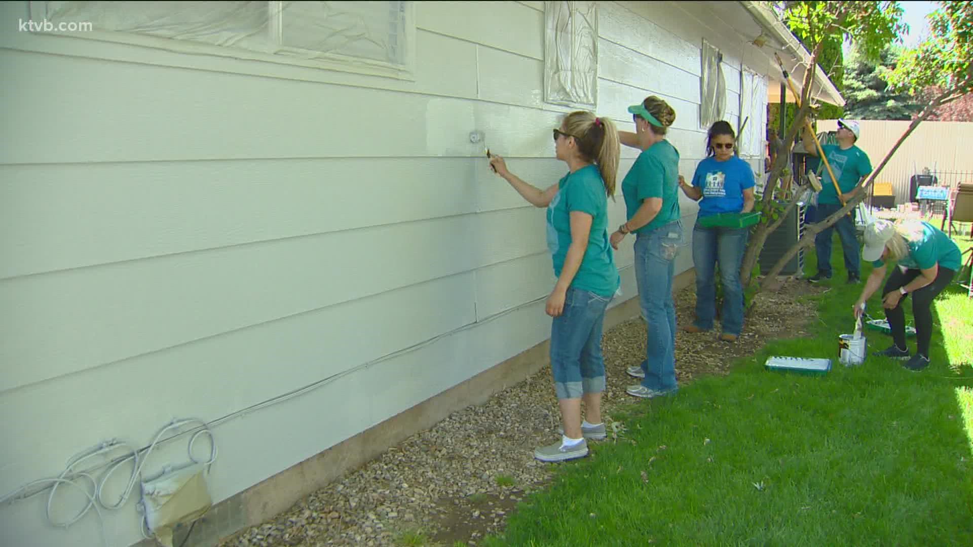 The Paint The Town™ event, a NeighborWorks® Boise program, is celebrating four decades of painting homes for veteran, senior, and disabled Ada County residents.
