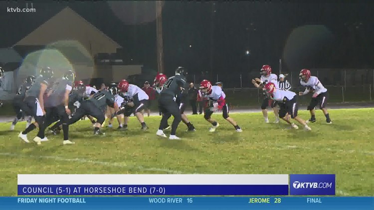 Friday Night Football: Horsehoe Bend and Council play under the lights