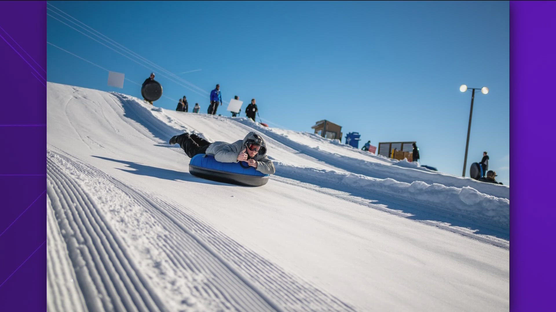 The 800-foot tubing lanes will be open 7 days a week until Jan. 5.