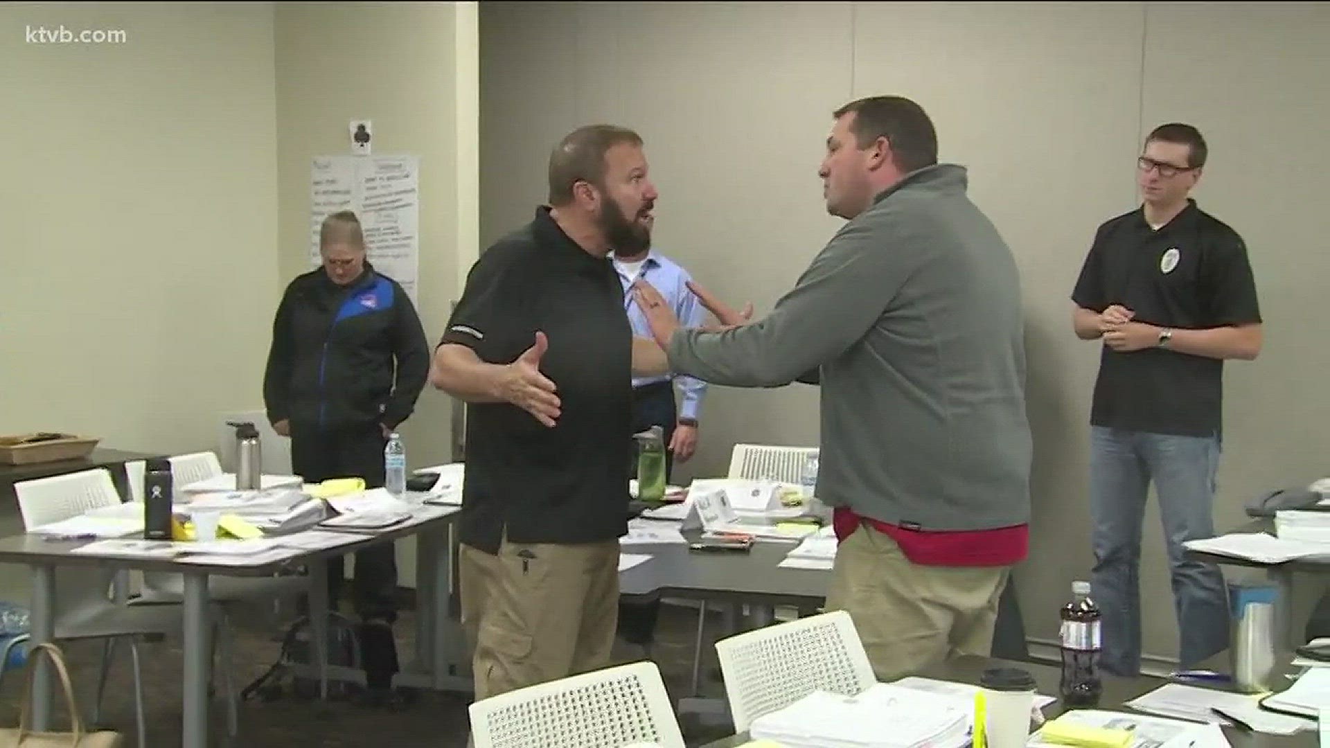 Law enforcement learned how to resolve conflict.