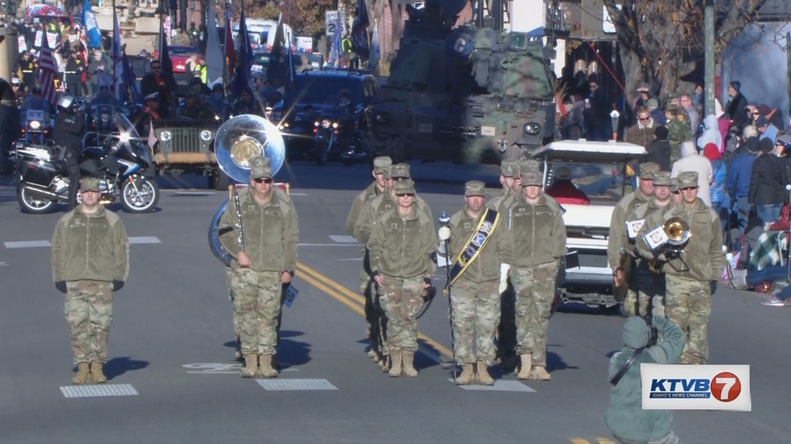 Veterans Day Parade in downtown Boise