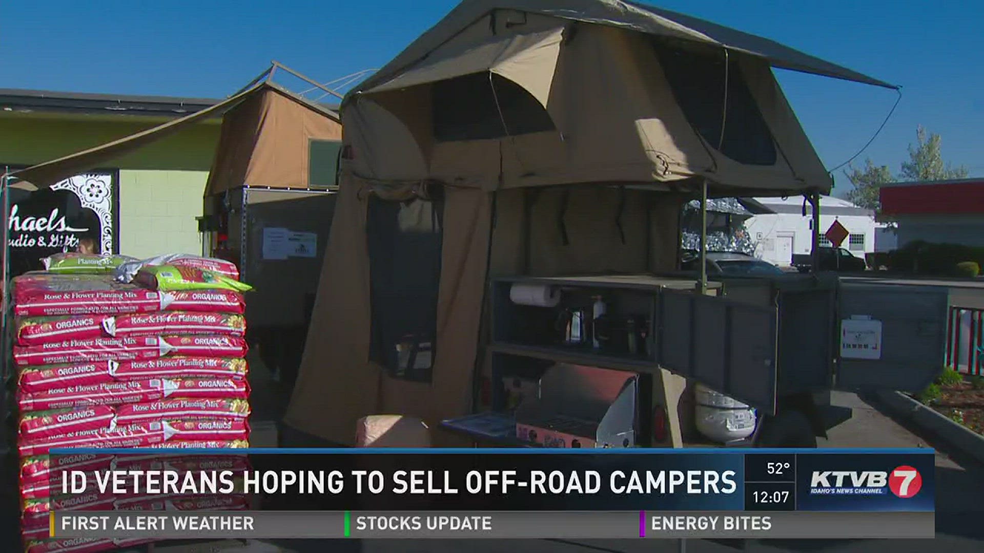 Idaho veteran hoping to sell off-road campers