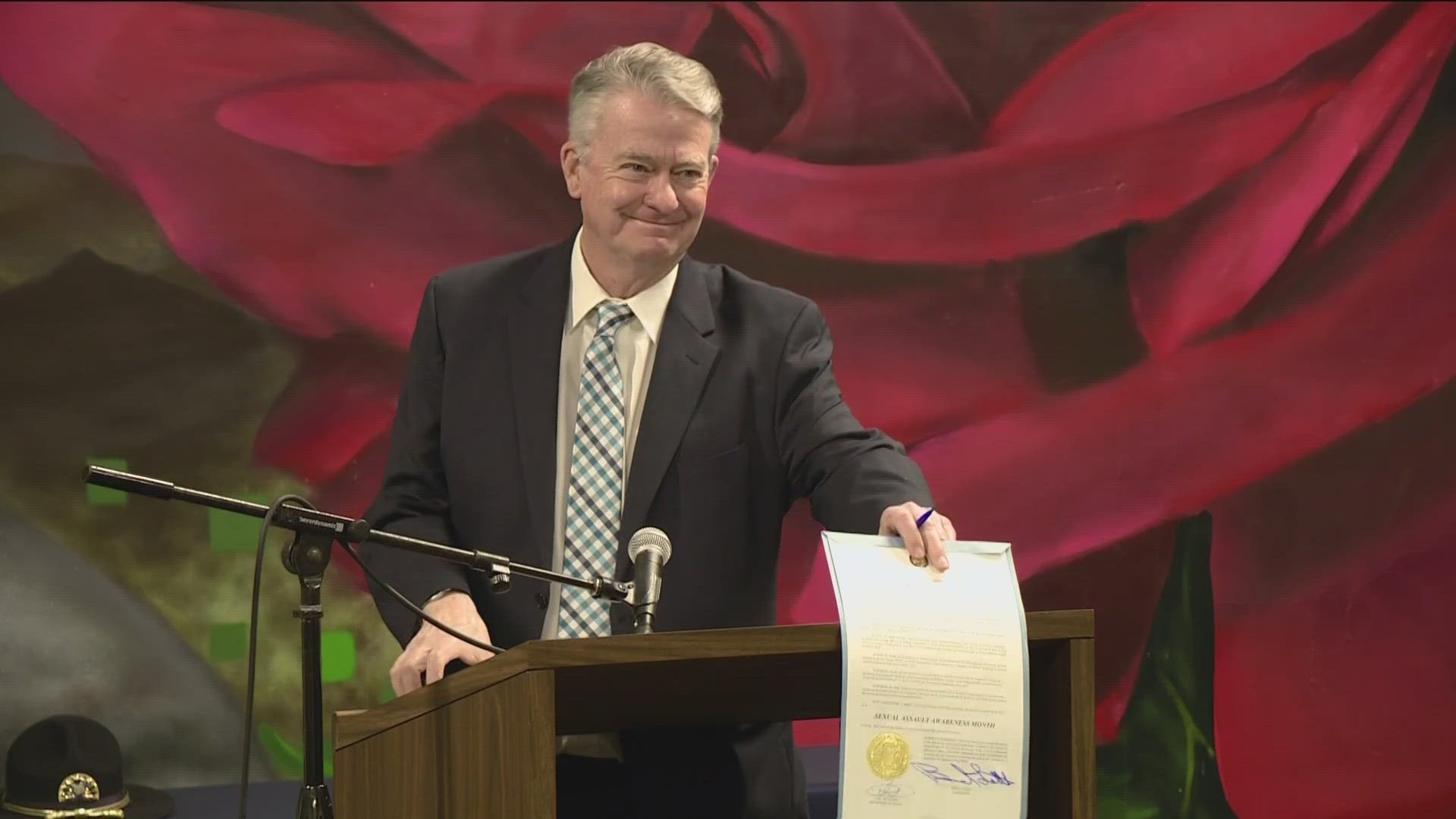 Idaho Gov. Brad Little also formally designated the month of April as the Month of the Military Child and Financial Literacy Month.