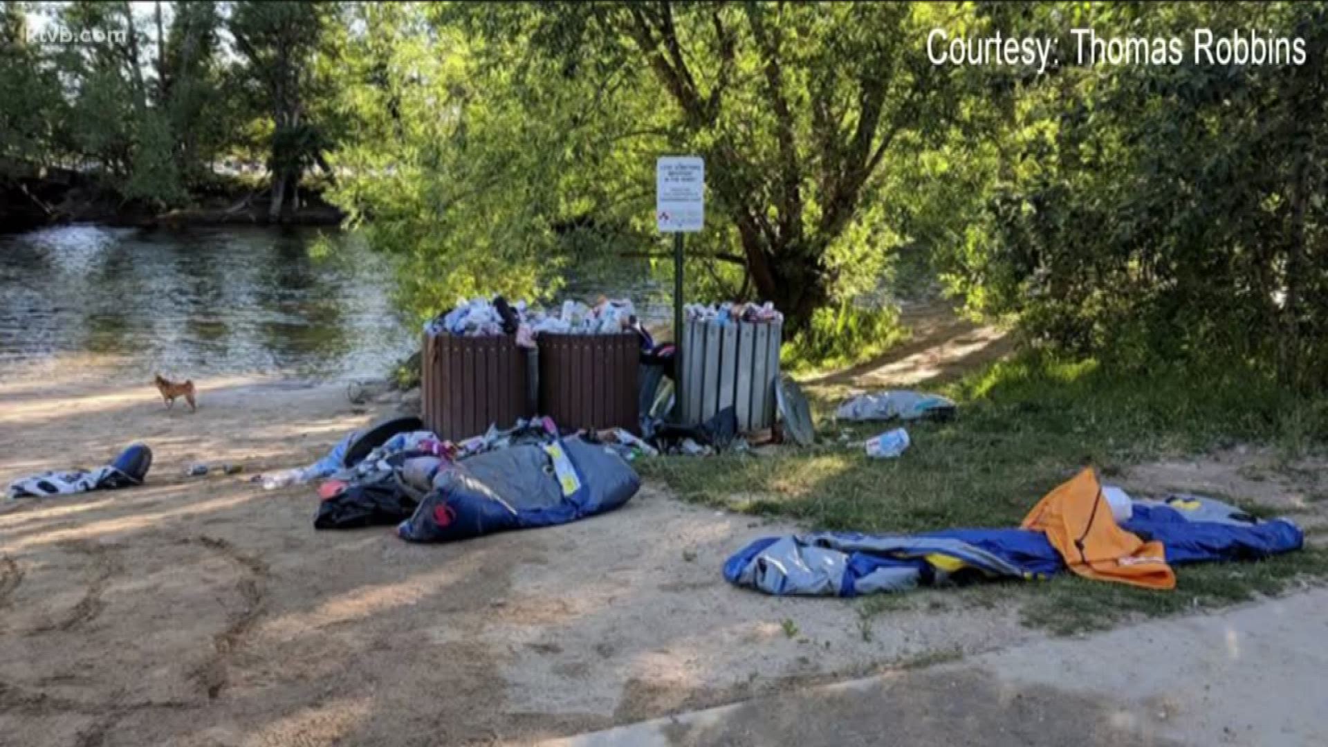 Boise Parks and Recreation wants people to keep the river clean.