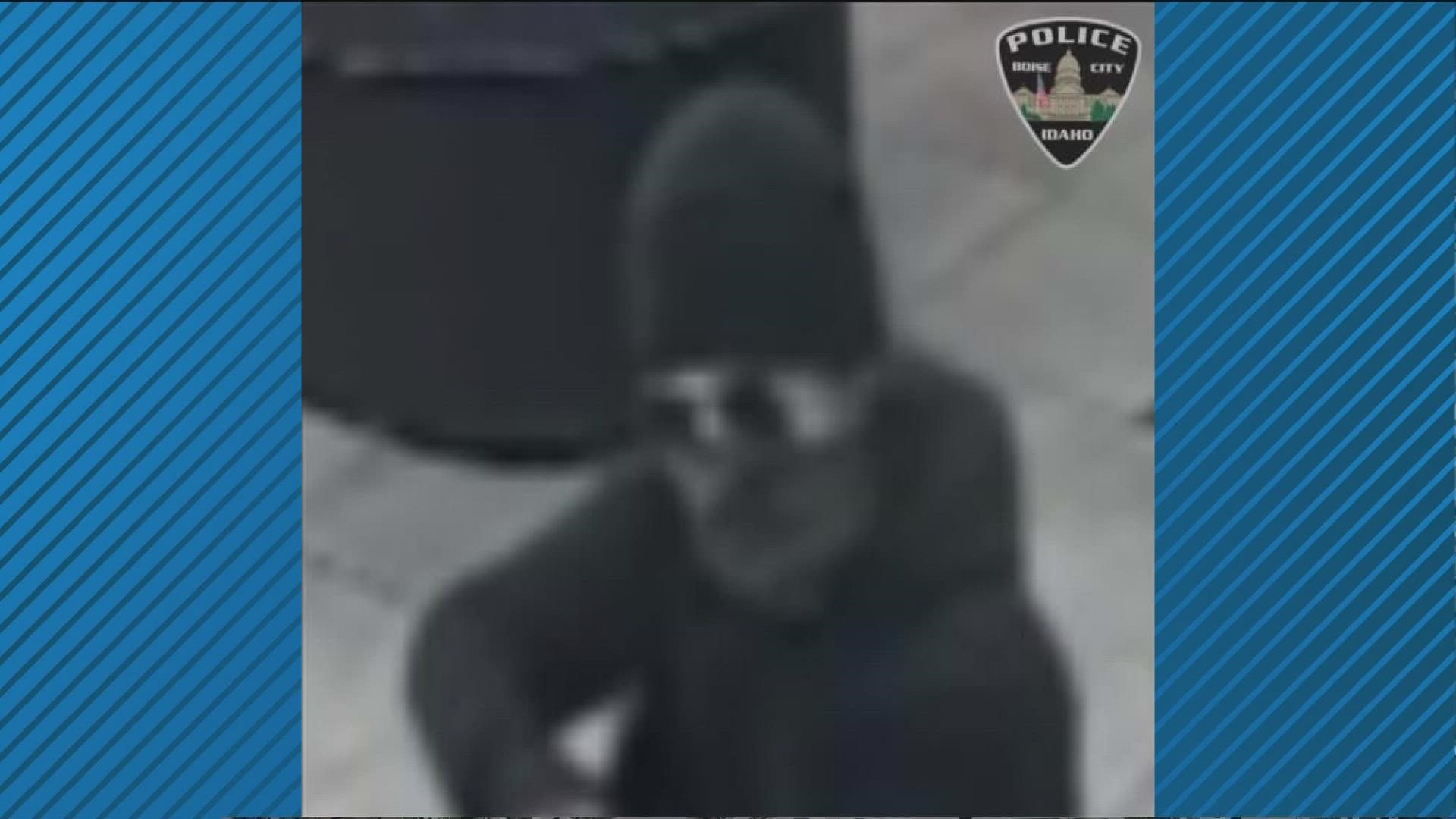 According to Boise Police, an armed man entered a business and demanded money Wednesday morning. The suspect is described as 5-foot-6, 160 pounds, in his late 20s.