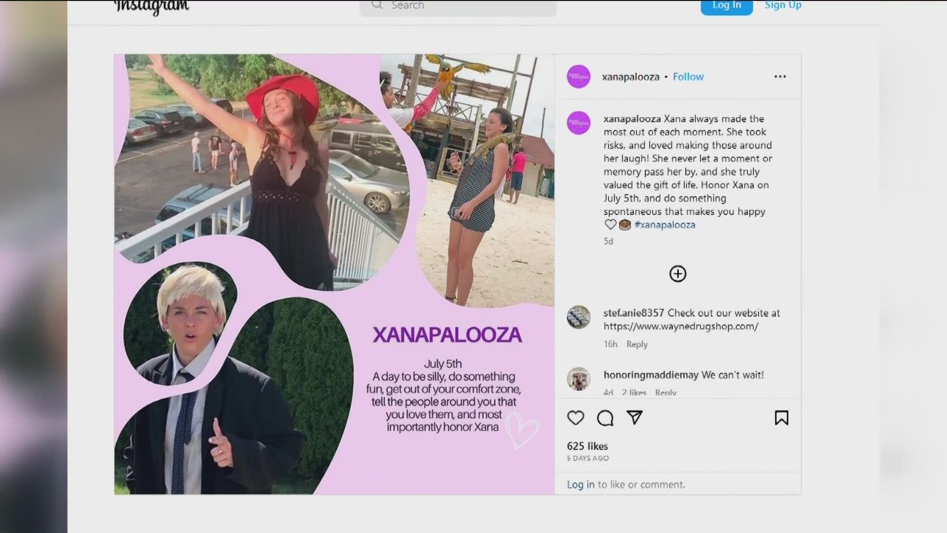 Xanapalooza' created in honor of Xana Kernodle | ktvb.com