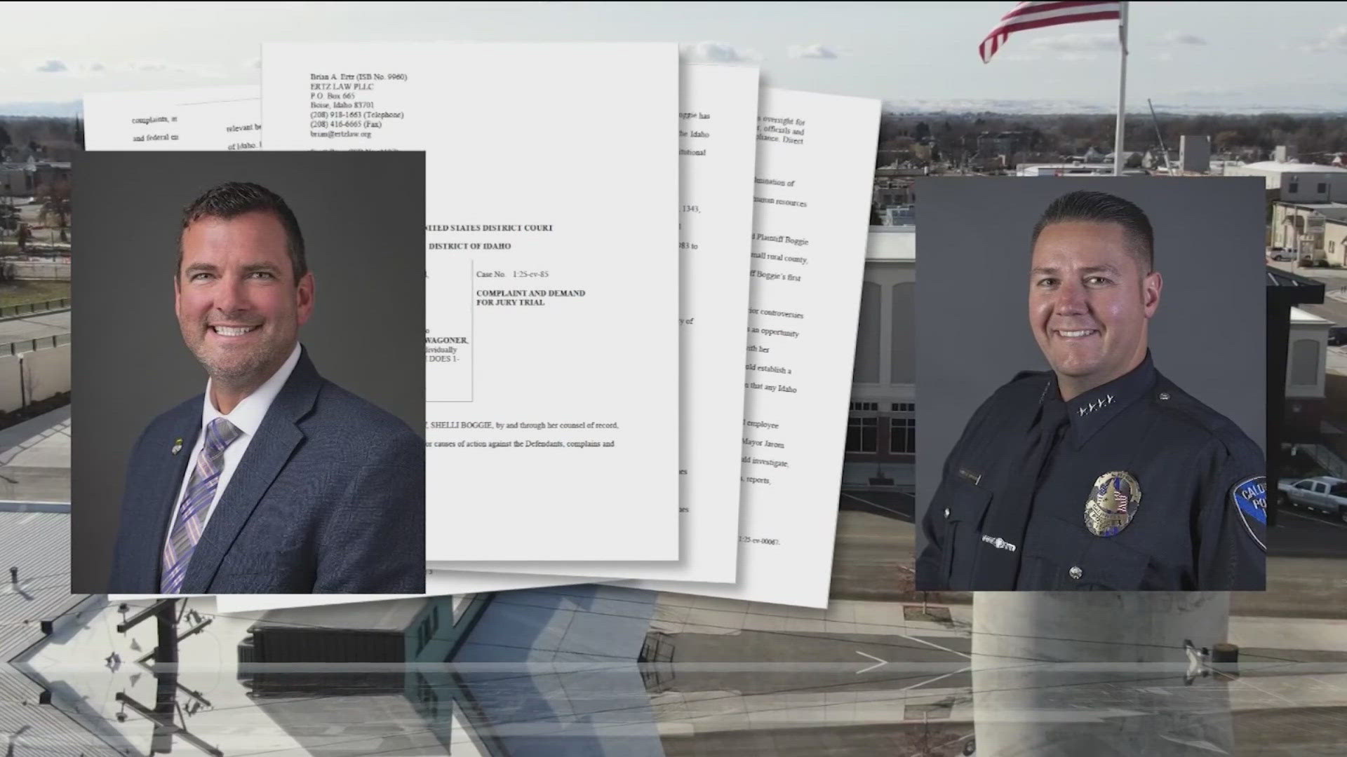 Allison Butler, who filed a sexual harassment lawsuit against the City of Caldwell mayor and police chief, alleges more retaliation since the lawsuit. 