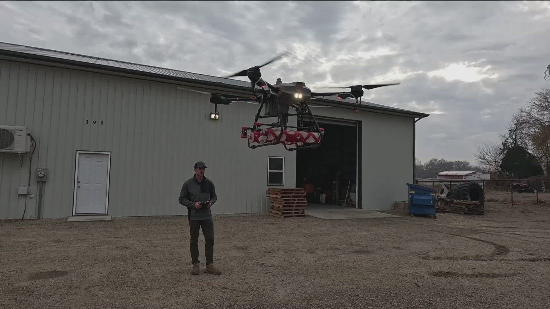 An Idaho drone company combats pests by using drones to release beneficial insects.