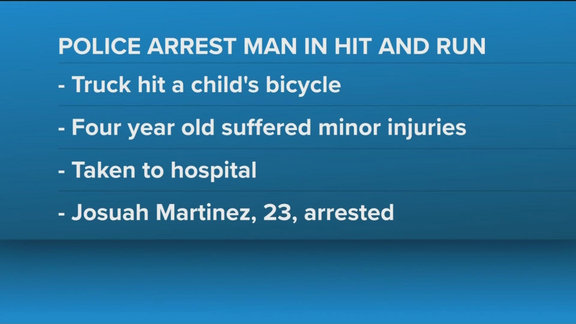 Caldwell Police arrest man after a hit and run that injured a child ...