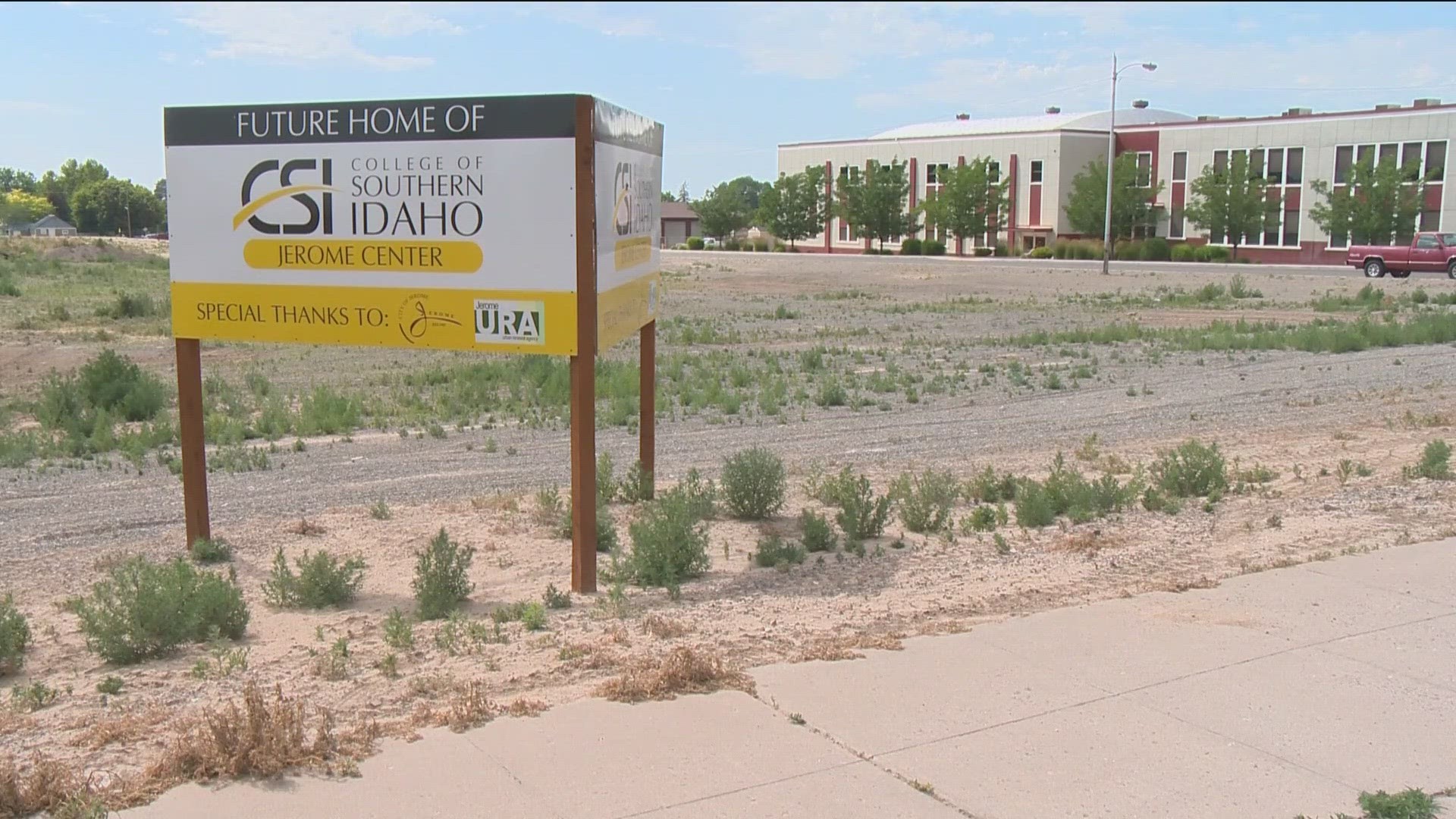 The Twin Falls-based school plans to build a new education and training center in Jerome.