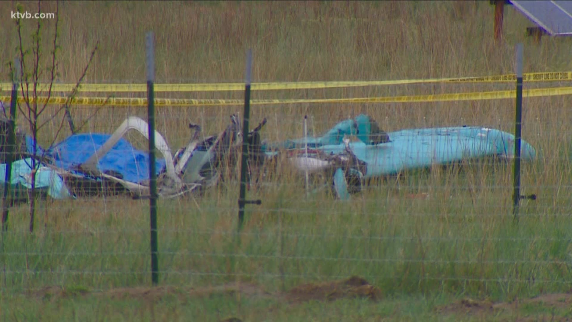 Owhyee County Dispatch says the single-engine plane crashed at about 3 p.m.