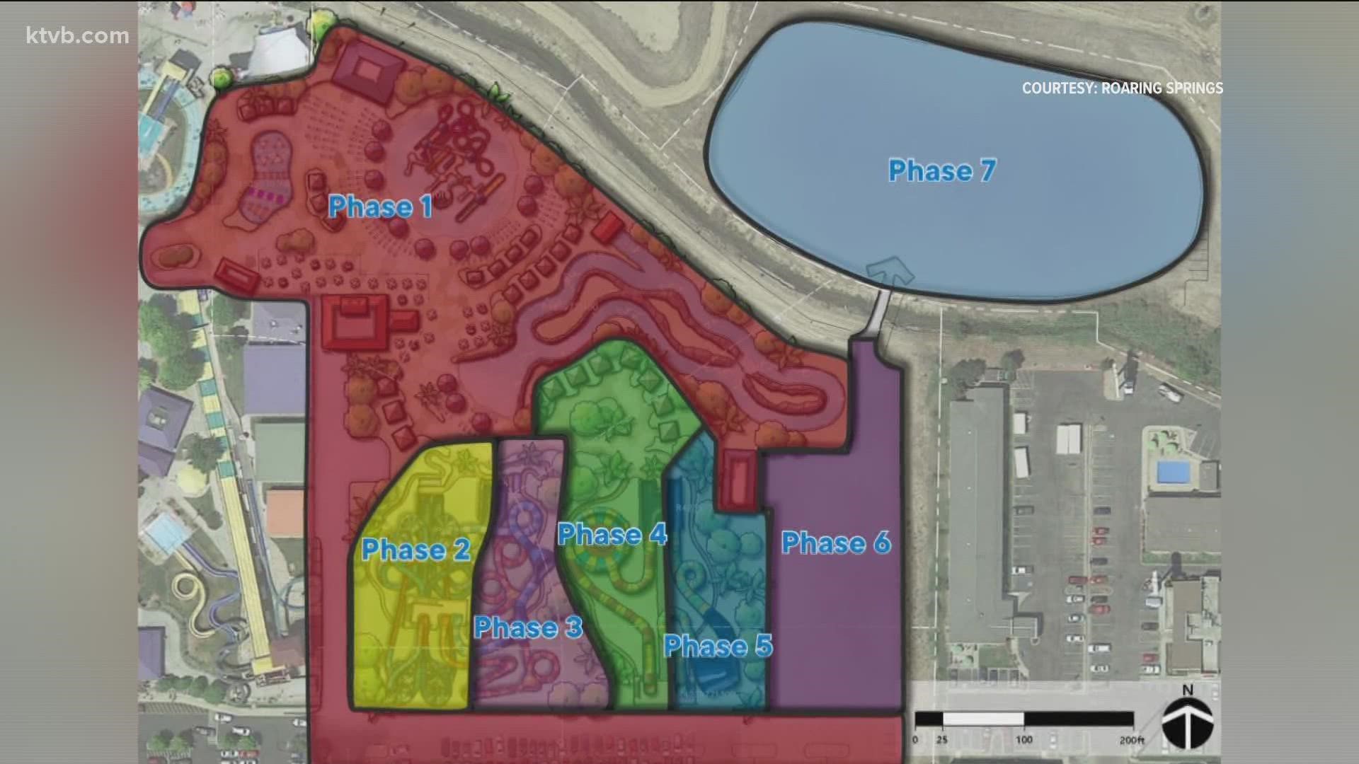 The seven-phase expansion will be the largest in the park's 23-year history and is expected to be completed in the next decade.