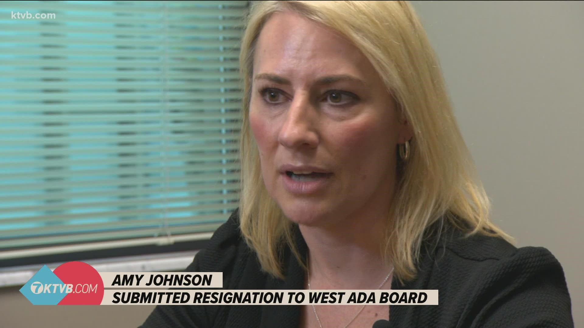 In her resignation letter, Johnson, the zone 2 trustee, cited harassment and threats directed at her and her family.