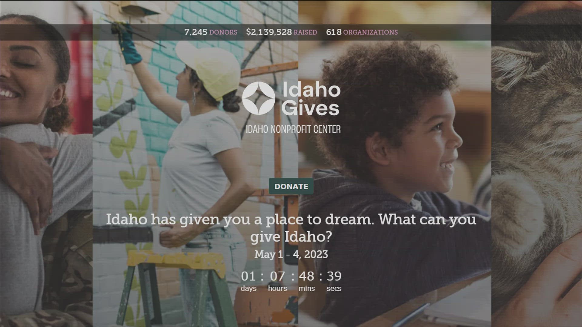 The annual online donation campaign provides a way to connect with more than 600 Idaho nonprofits — and contribute to a cause you care about.