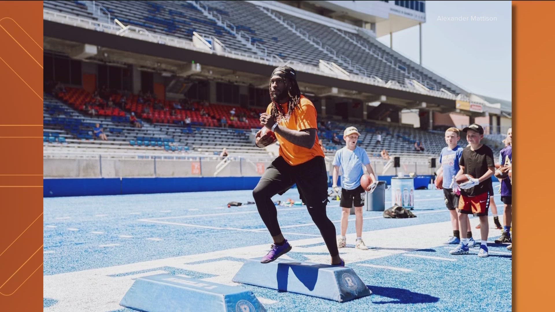 Boise State alum, Minnesota Vikings RB, has free camp in Kuna ktvb