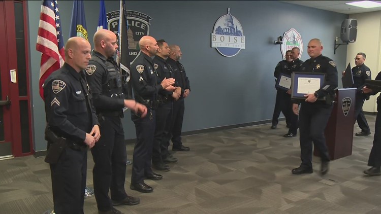 Boise Police Department award ceremony