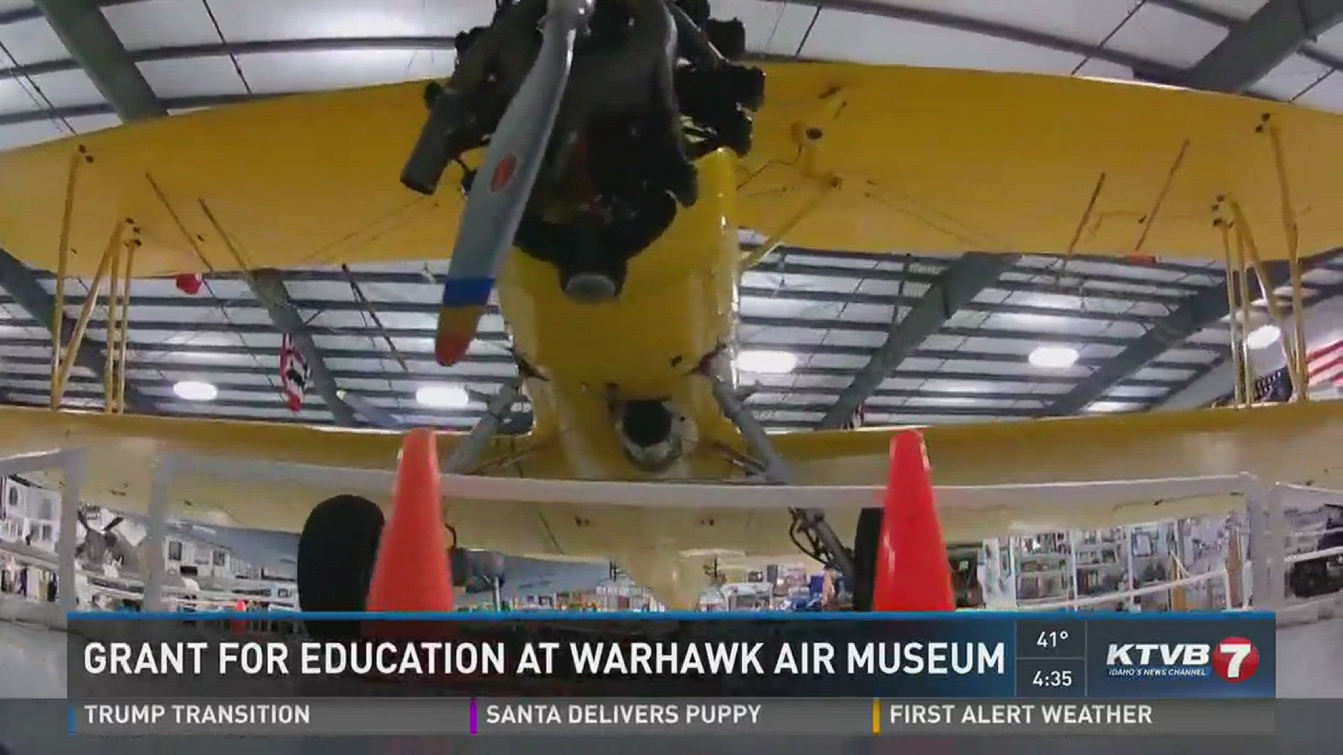 The John F. Nagle Foundation awarded a $50,000 grant to the Warhawk Air Museum in Nampa. The money will help fund the museum's educational programs.