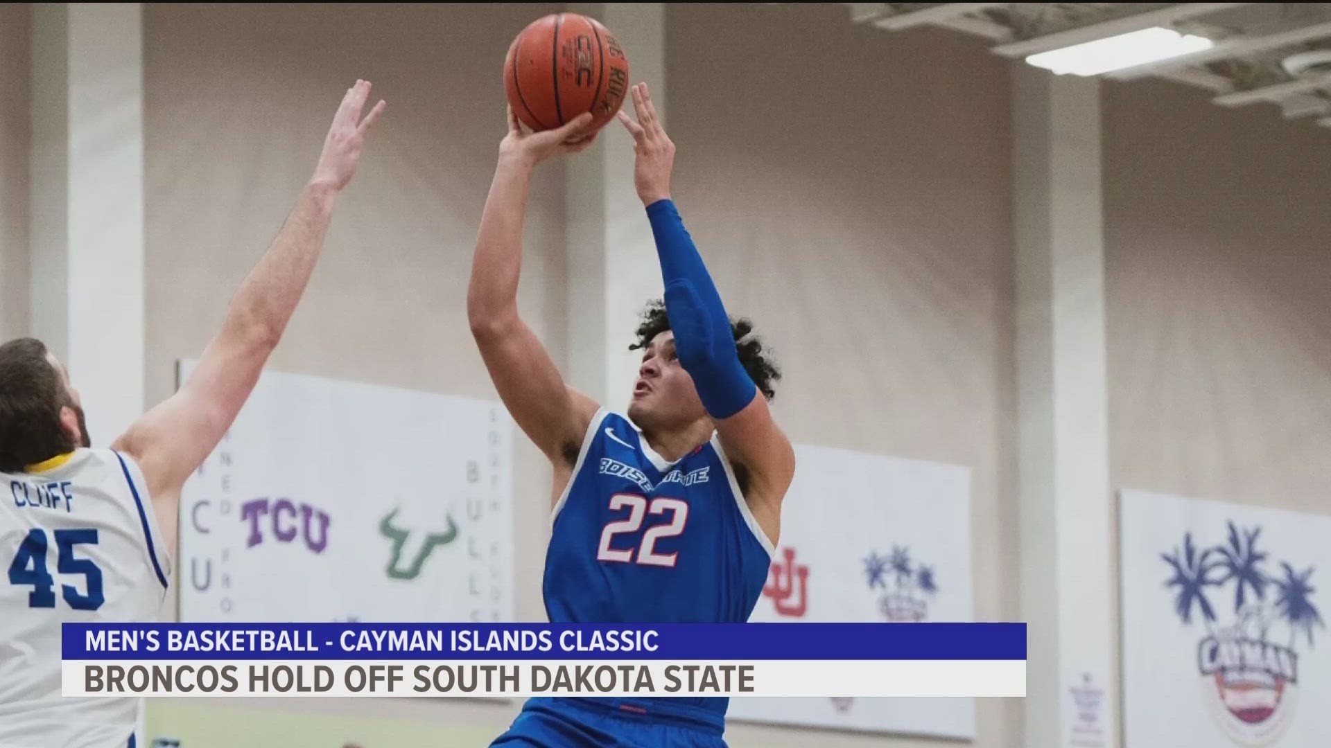 Javan Buchanan scored 28 points off of the bench to help lead the Boise State Broncos over the South Dakota State Jackrabbits 83-82 on Monday. 