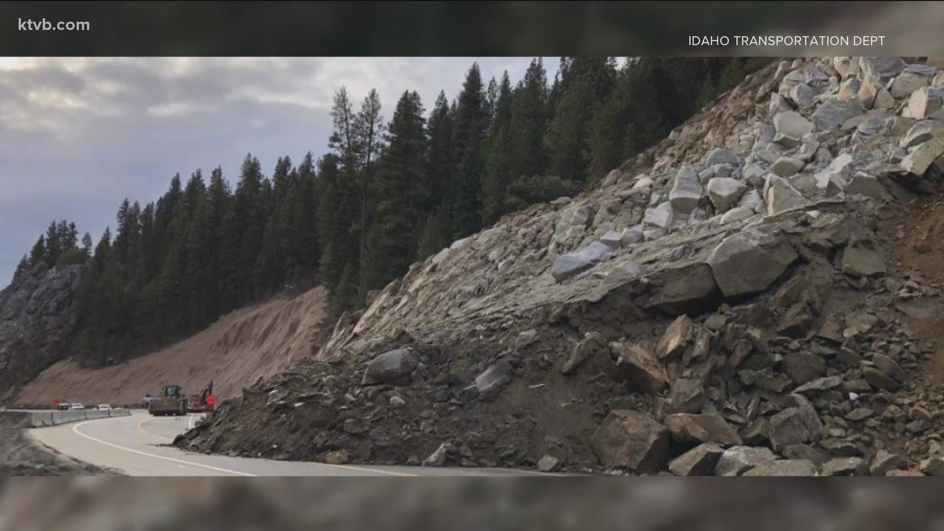 Since a rockslide blocked off Highway 55, Highway 95 has become the alternate route between the Treasure Valley and Valley County.