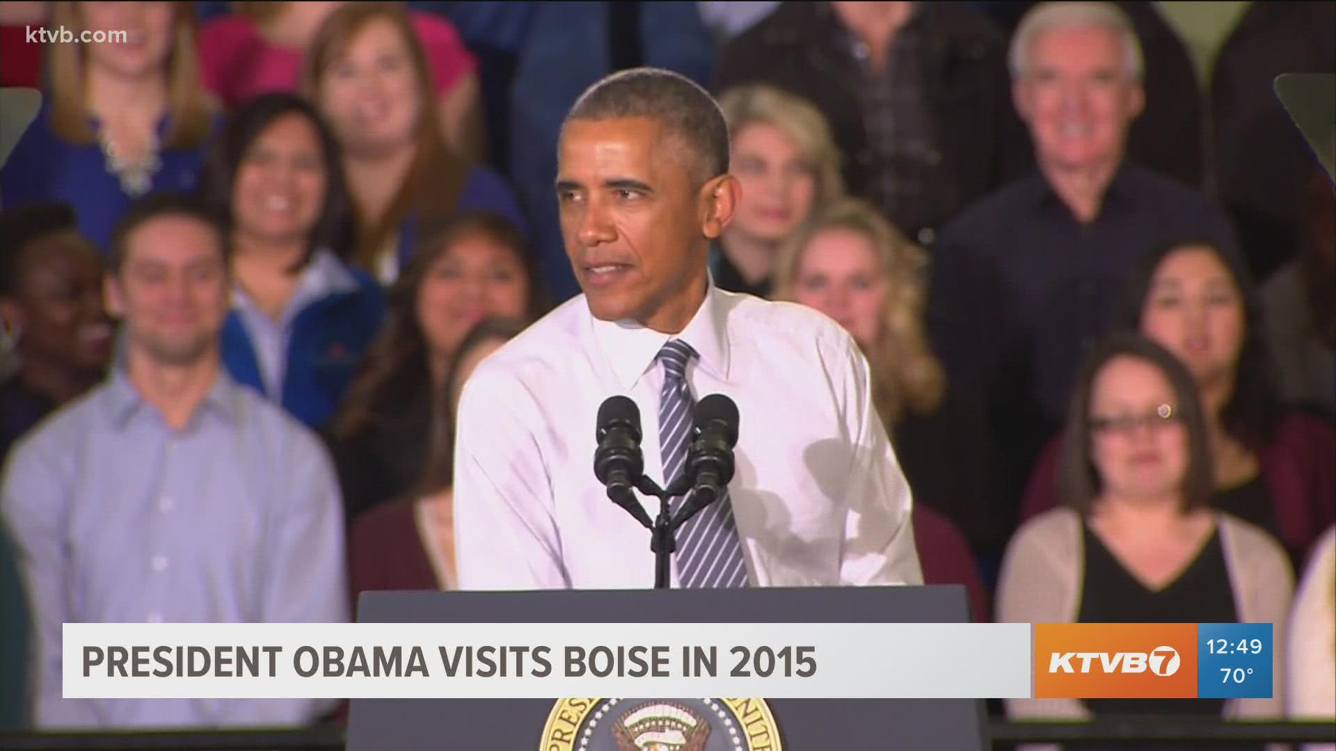 In 2015, President Obama visited Boise State. Then, President Bush came to Idaho in 2008 and 2005.
