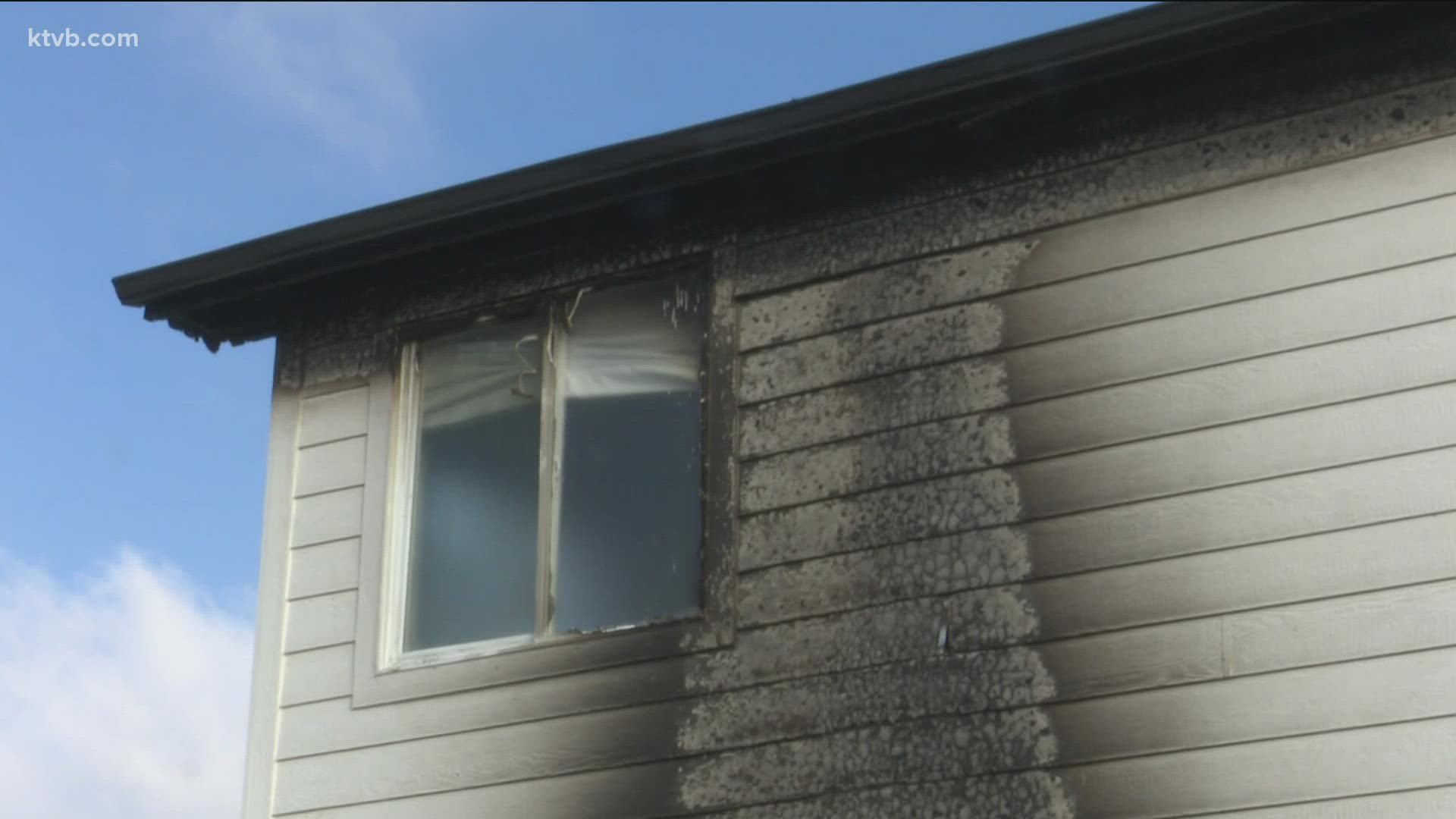 Chantell Lee and her family had only been living in their Homedale house for less than a year when a fire Wednesday morning severely damaged it.
