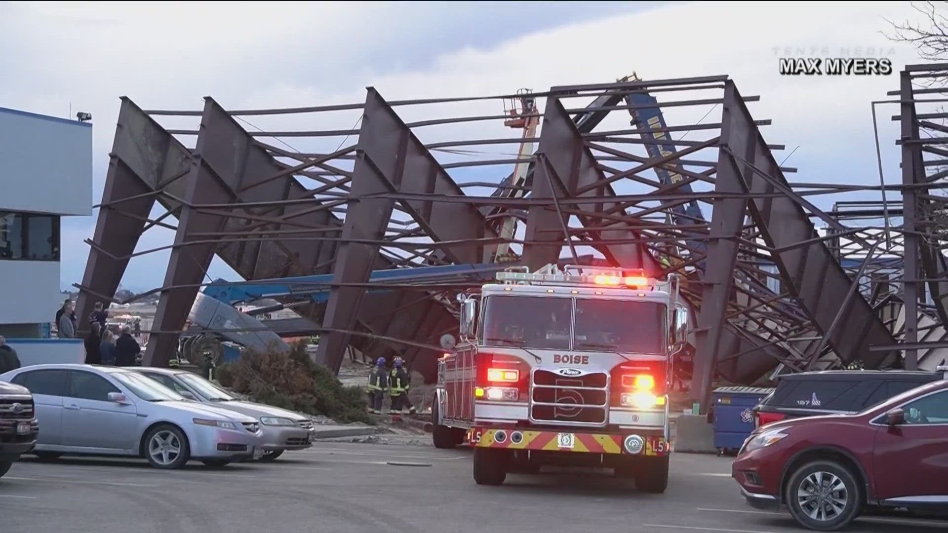 Three men died in the incident near the Boise airport. ​At the time of the incident, fire crews were already nearby the collapse zone conducting training exercises.