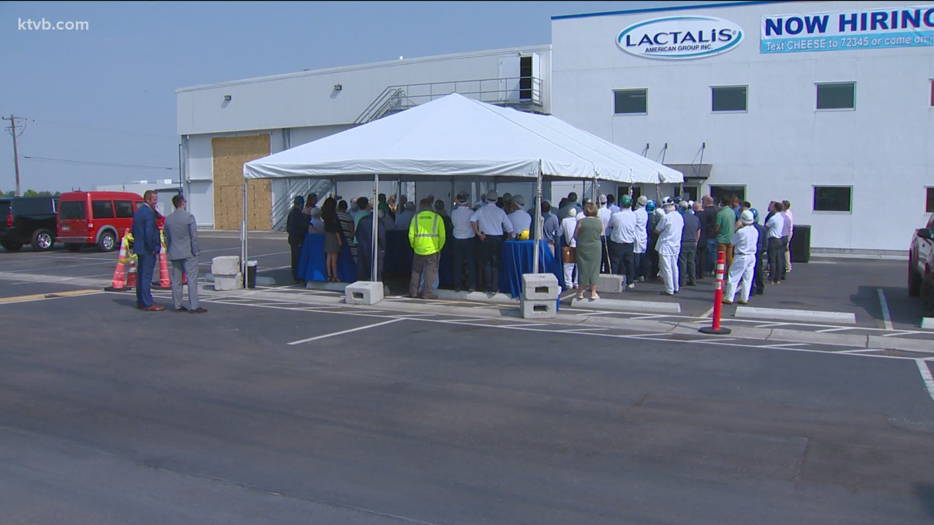 Lactalis American Group opened a new employee break room at its Nampa factory.  It features a cheese shop where employees can get big discounts.