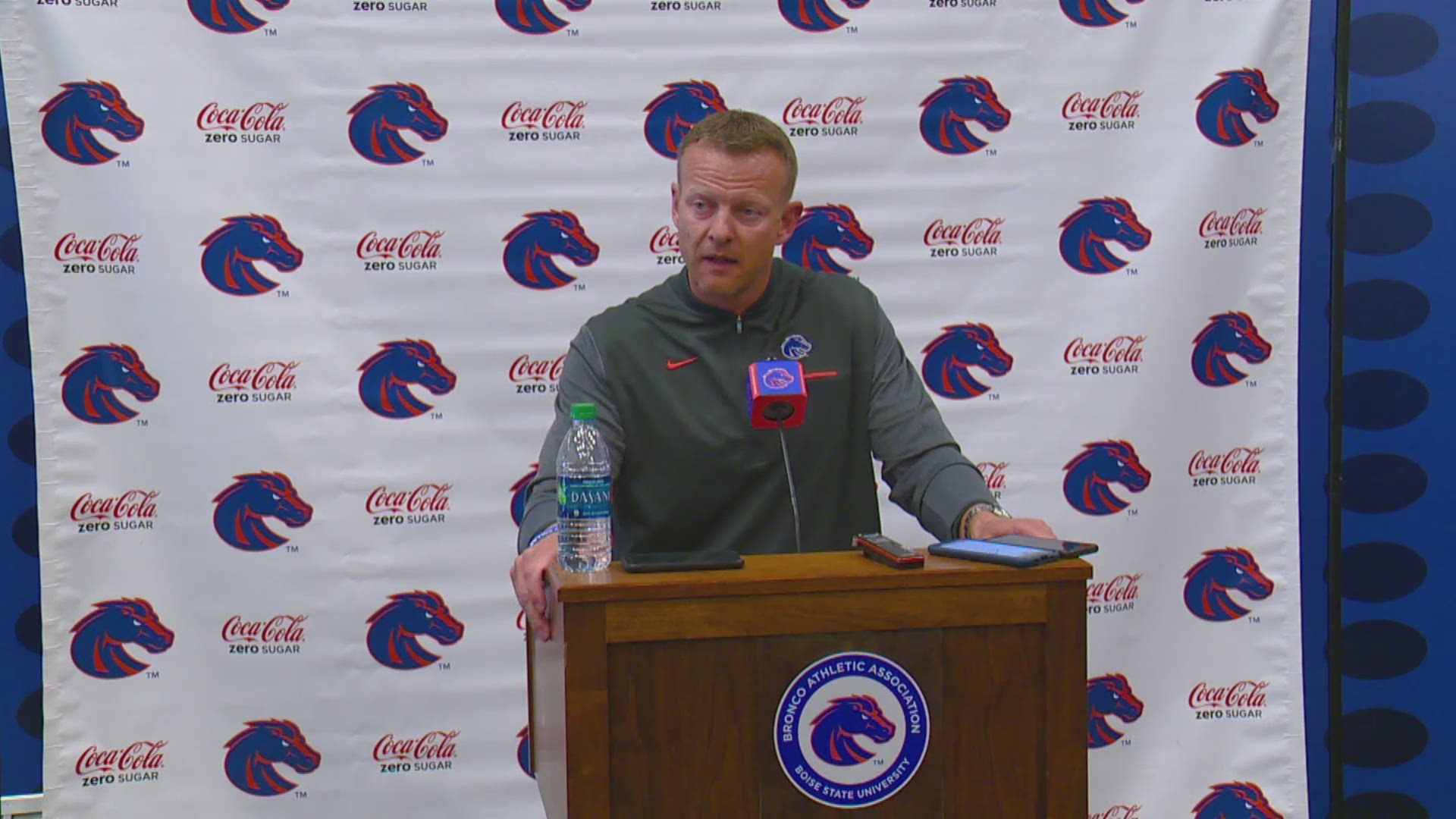 During his weekly press conference, Coach Harsin discusses the Broncos' preparations for Saturday's game against the Rebels in Las Vegas.