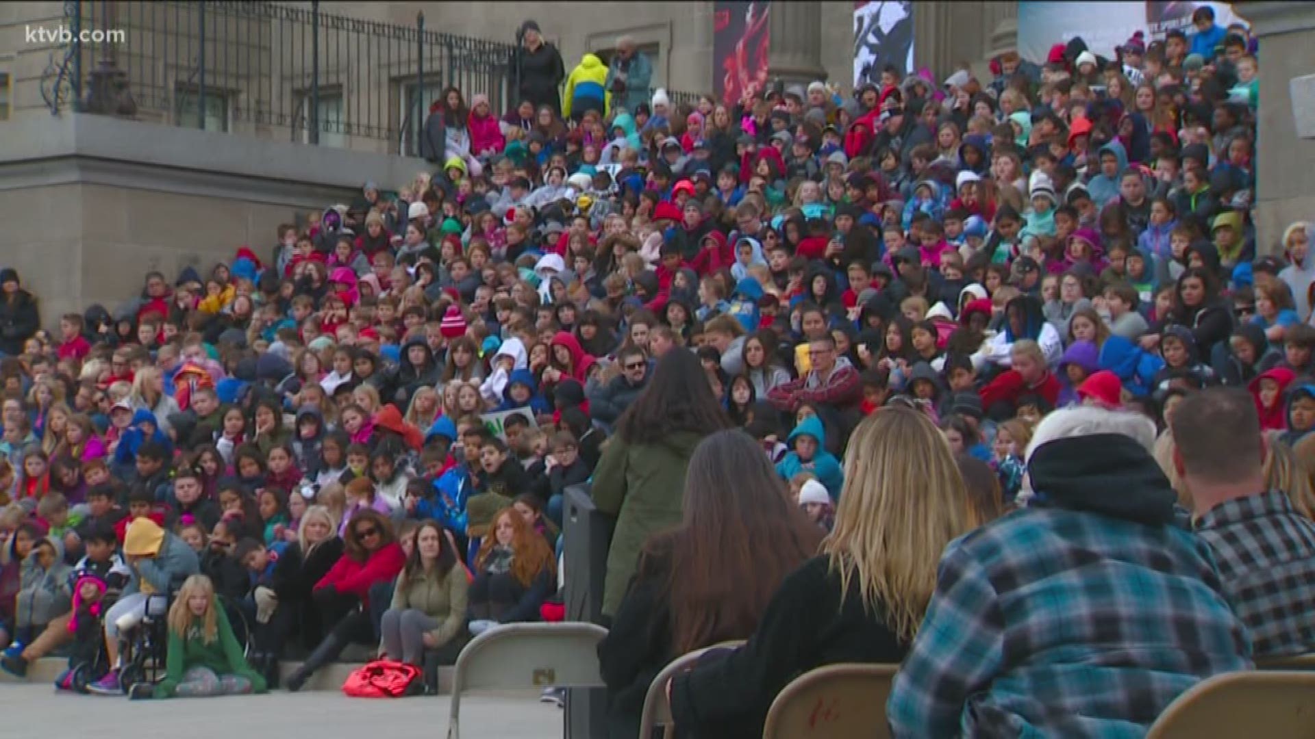 The drug prevention campaign kicked-off with a rally at the Idaho Capitol Monday.