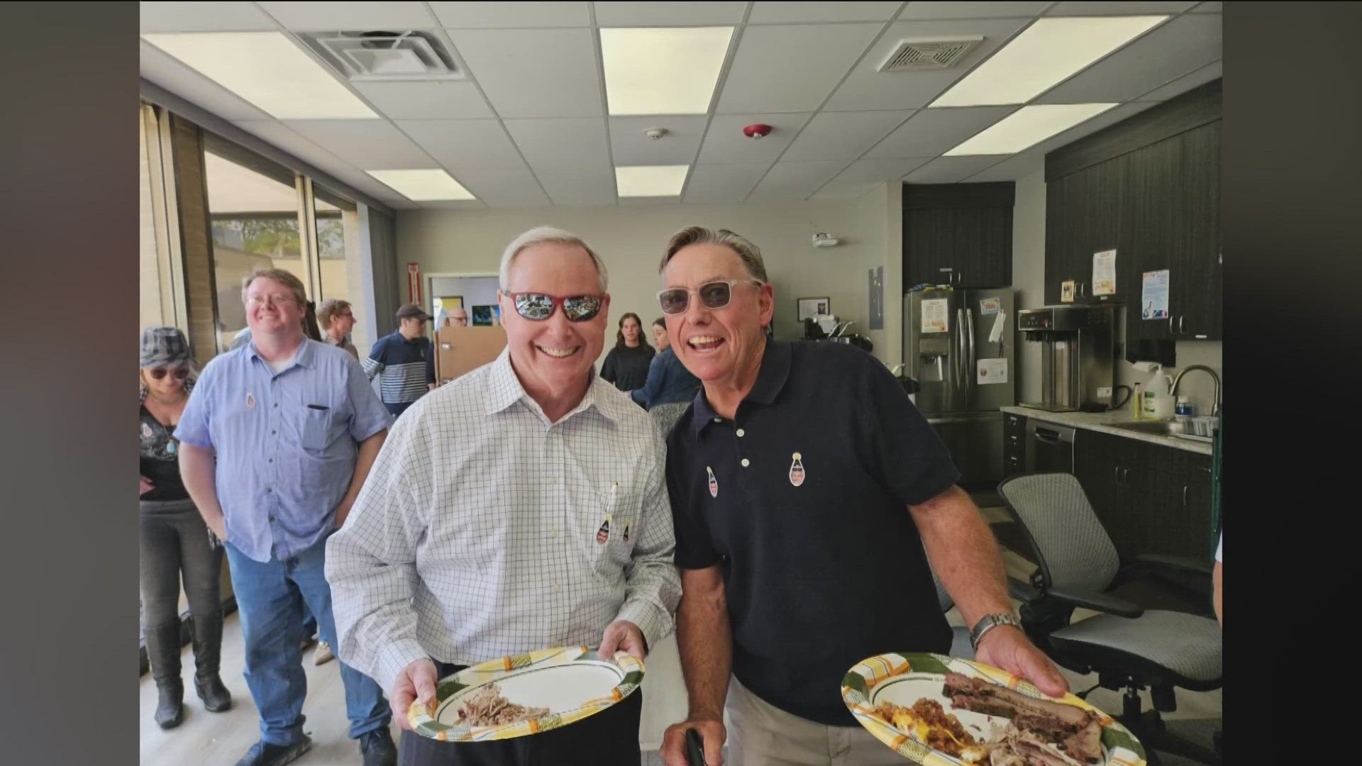 KTVB hosted a retirement party yesterday for Rick Lantz who has been with us for 42 years.