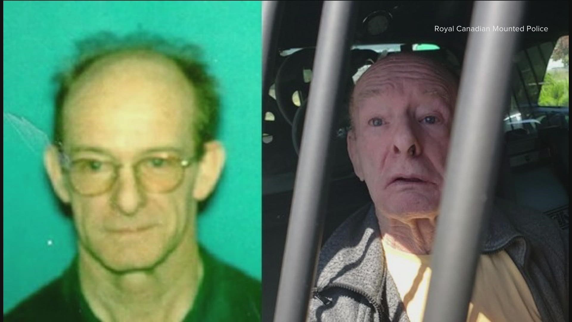 A 77-year-old man was taken into U.S custody on July 25 after fleeing while being out on parole.