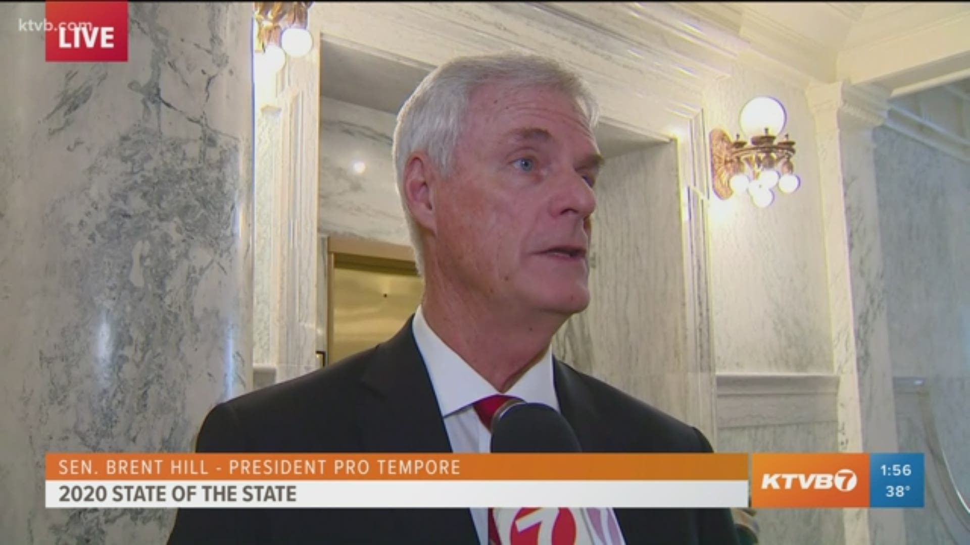 The Republican State Senator spoke to KTVB about what he thought of Brad Little's State of the State address.