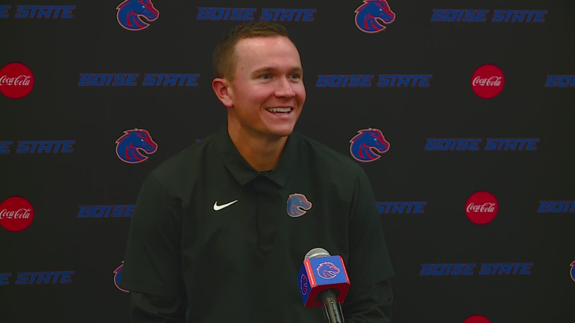 From Boise State coaches weekly news conference, Monday, Sept. 19, 2022.