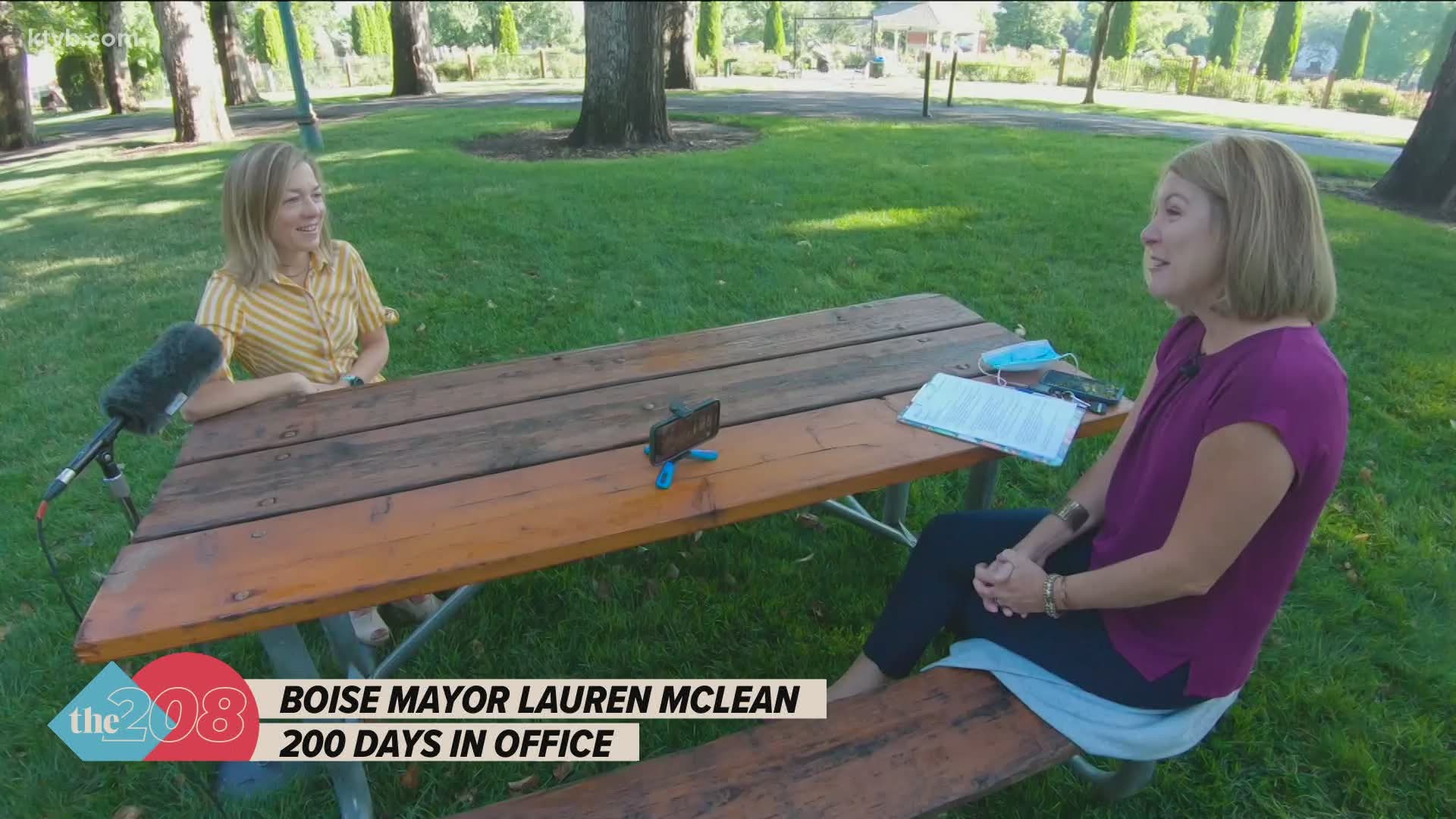 Mayor Lauren McLean sat down with KTVB to discuss the pandemic, Boise's new police chief and what it has been like being the first female elected mayor of Boise.