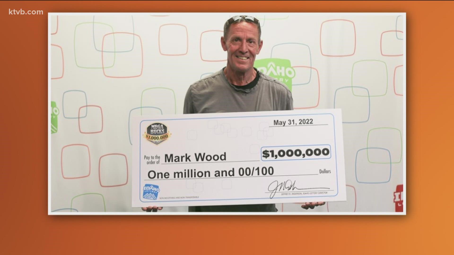 Idaho Lottery announced a man from Nampa won the first million-dollar top prize from the Mega Bucks scratch game.